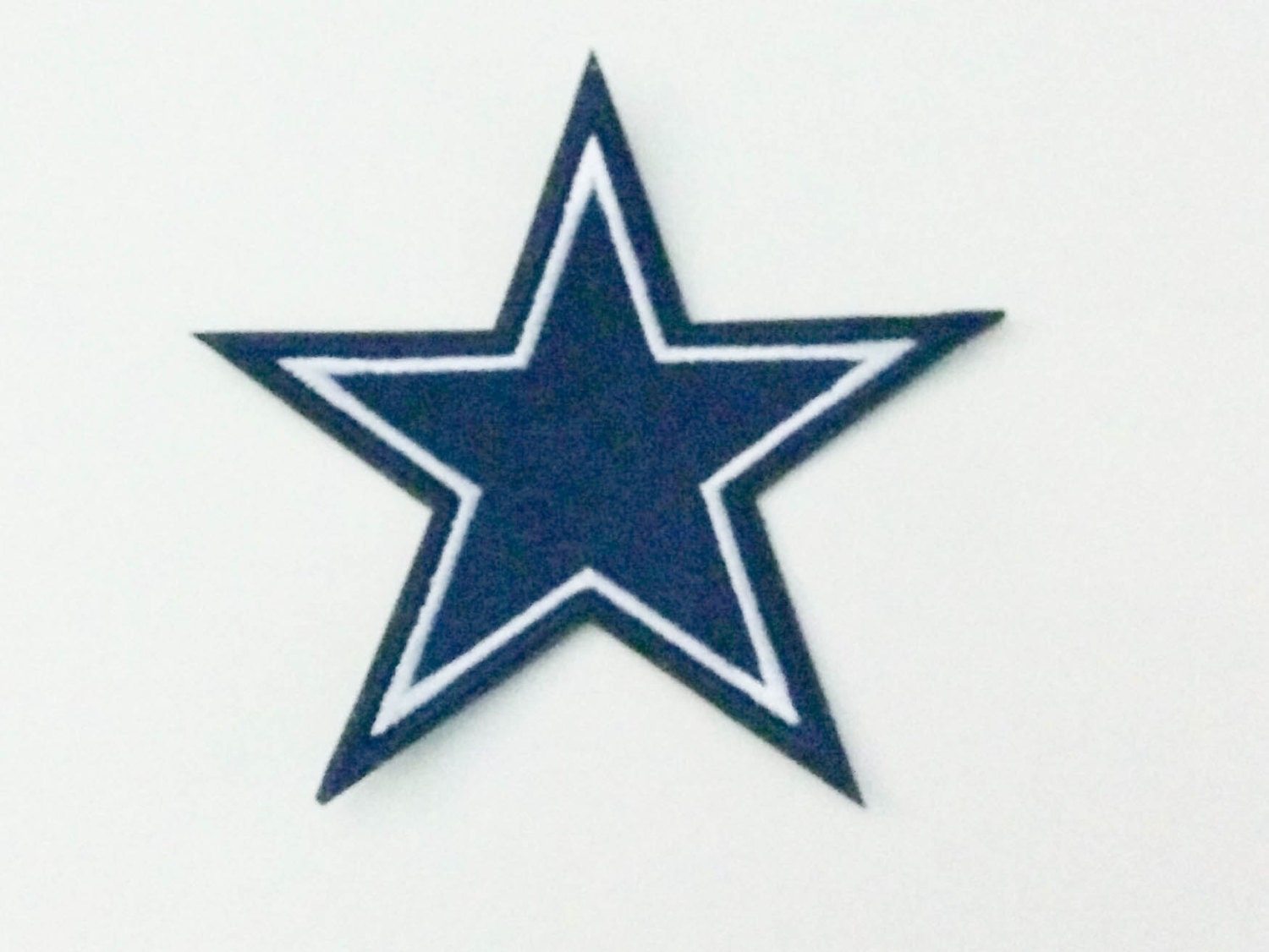 Dallas Cowboys Logo Iron On Patch 3 1/2 x 3 1/2