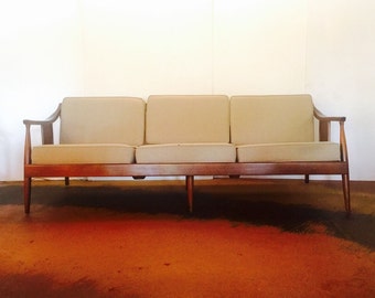 Mid Century Modern DANISH Sofa FABRIC MINT Condition!