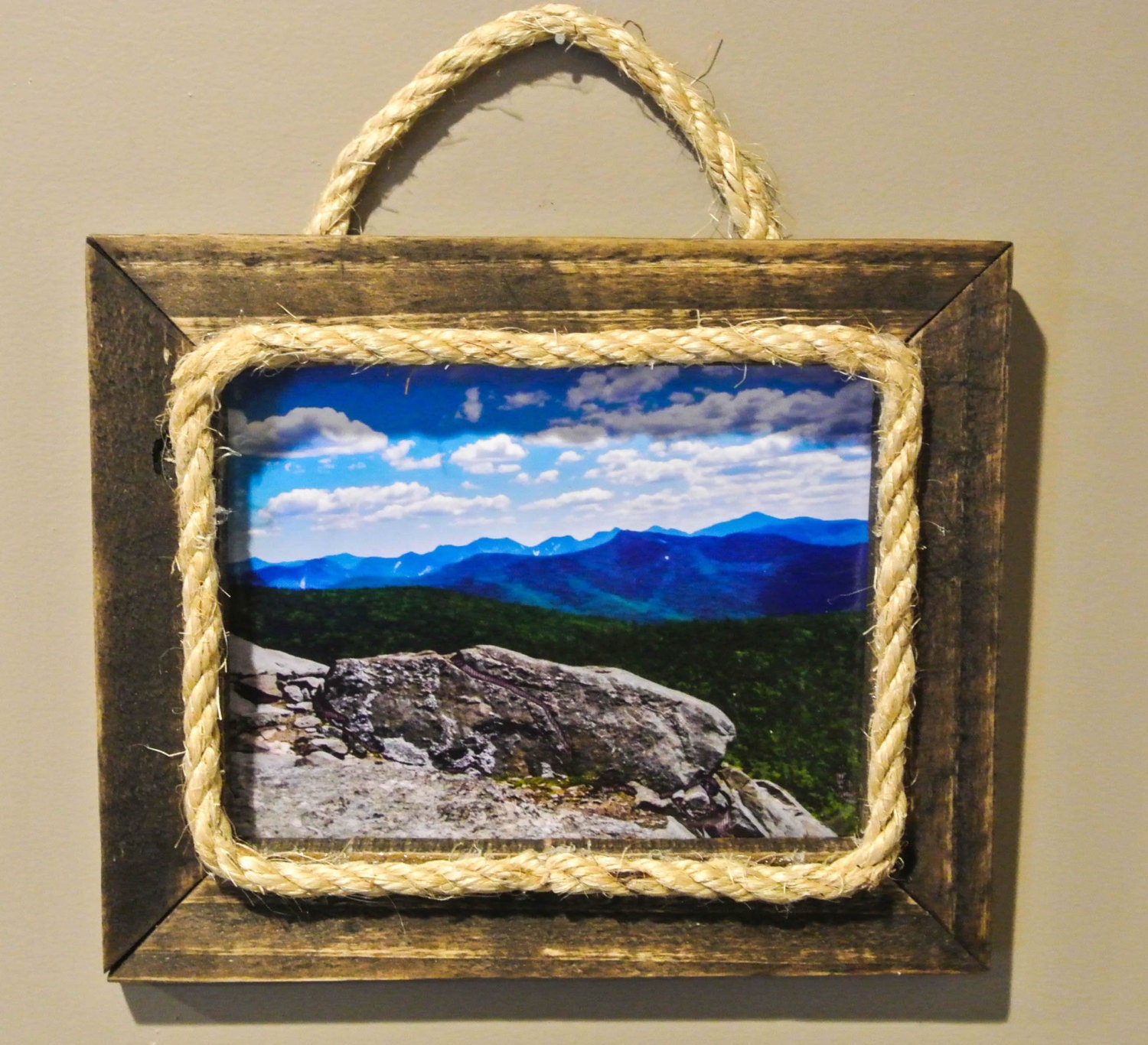 Rustic Rope Picture Frame Unique Rope Picture Frame 5x7