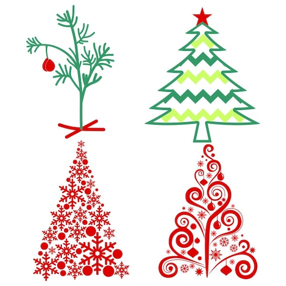 Download Christmas Tree Cuttable Design SVG DXF EPS use with