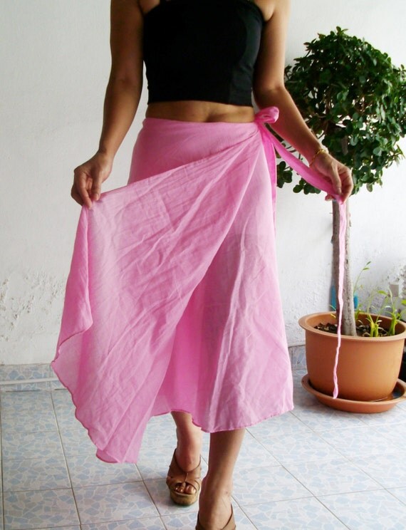 tie waist sarong skirt