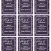 40th Birthday Favor Tags-Birthday Gift by LilGingerPrintShop