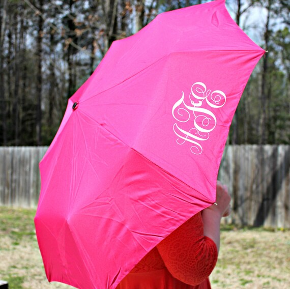 Monogrammed Umbrella Personalized Gift by AuntSissysHouse on Etsy