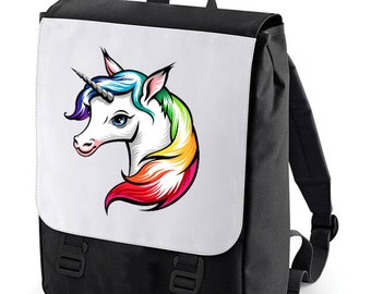 fantasy adventure backpack unicorn