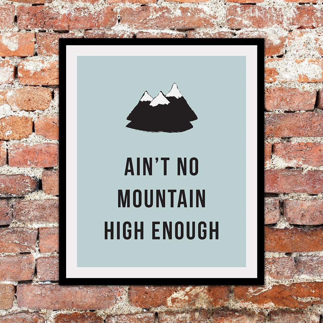 Ain't no mountain high enough movie scene