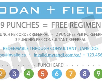 Rodan + Fields Referral Card