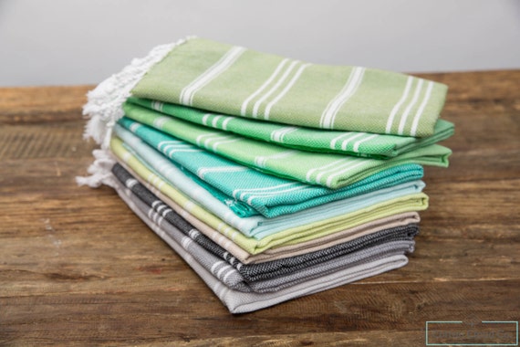 Eco Friendly Turkish Cotton Classic Stripe Hand Towel,Head Towel,Bath Towel,Kid Towel,Tea Towel,Turkish Towels,All Natural