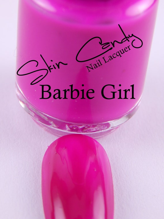 Nail Polish Hot Pink Barbie Girl Nail Lacquer 5 Free Indie