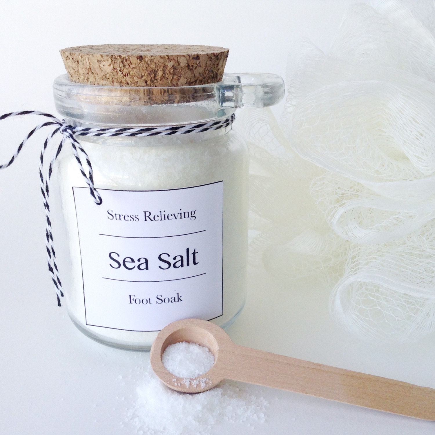 Sea Salt Foot Soak by on Etsy