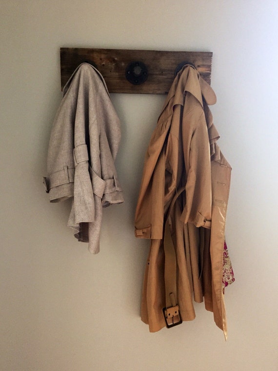 Items similar to Rustic Coat Hanger on Etsy