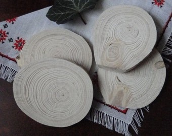 Rustic wood discs. Wood Slices , pine wheels, tree slices, large wood slice .