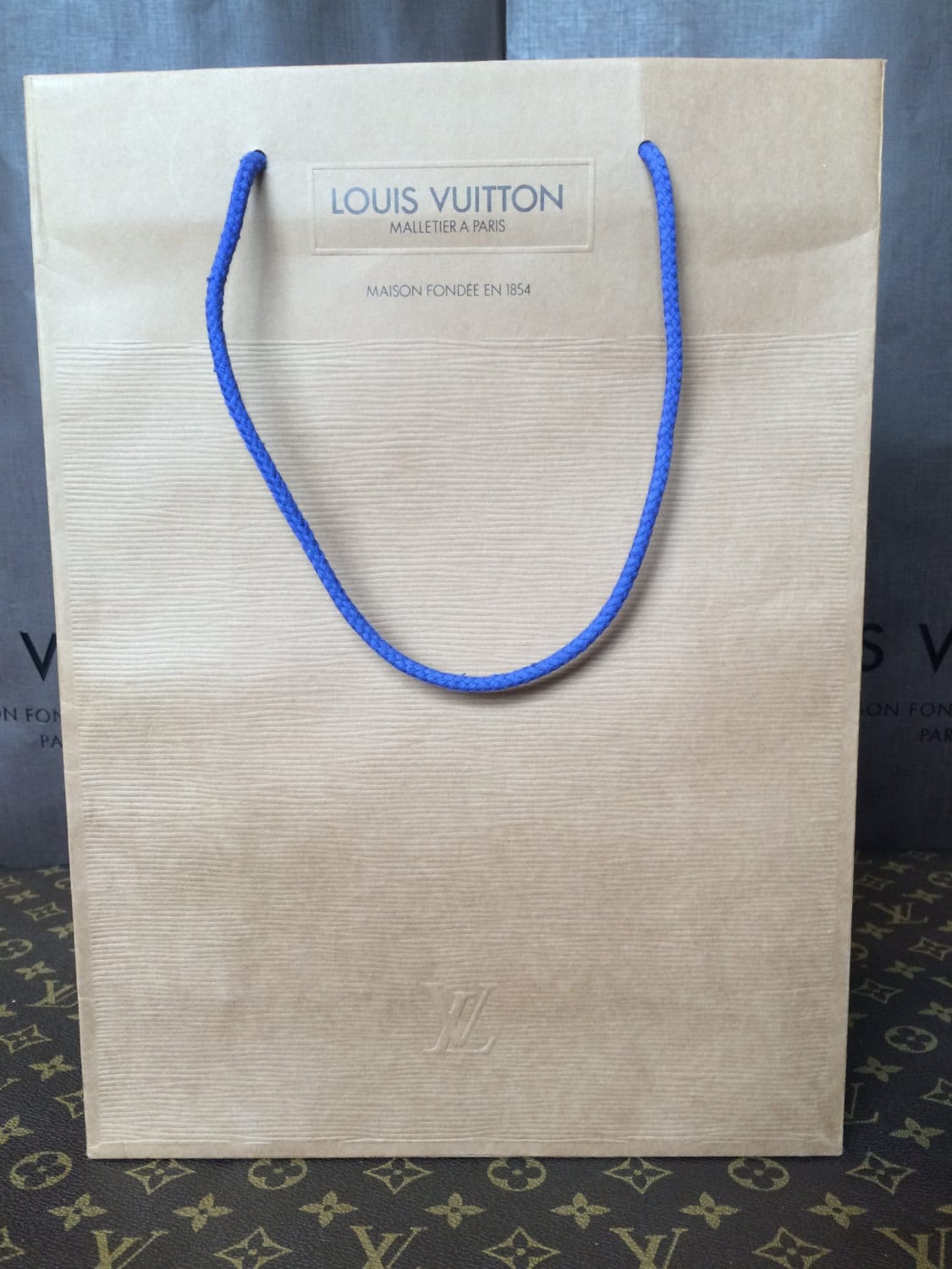Vintage Louis Vuitton Paper Shopping Bags