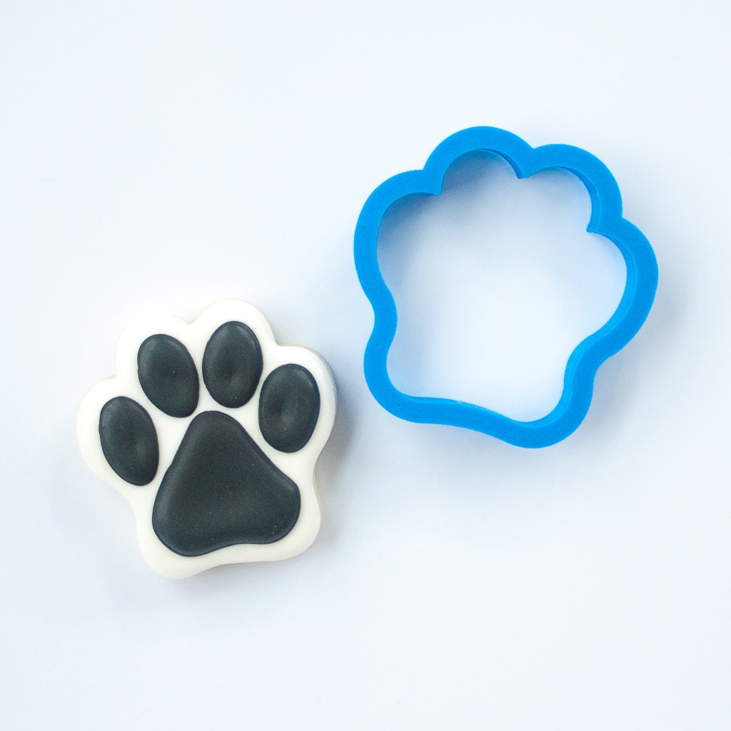 Dog Paw Cookie Cutter Dog Cookie Cutter Doggie Cookie