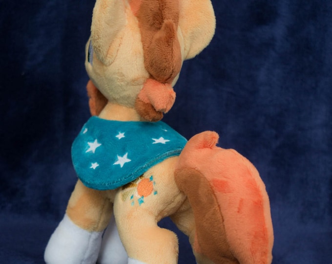 Unicorn Sunburst glowing stars mantle Custom plush 11 inches My little pony