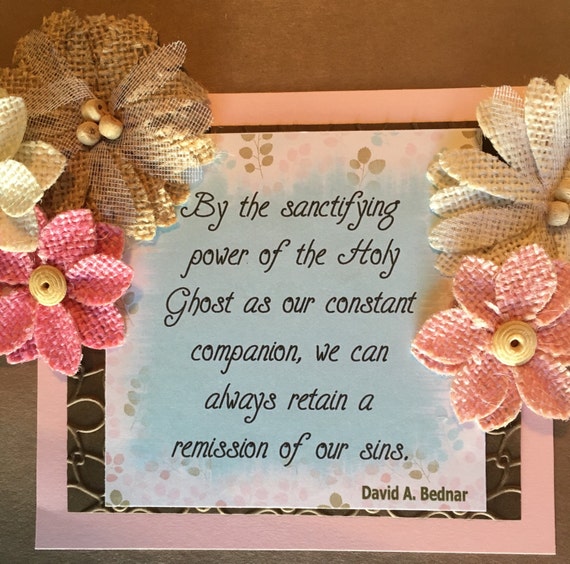 Items similar to David A. Bednar Quote Handout and Bookmark on Etsy