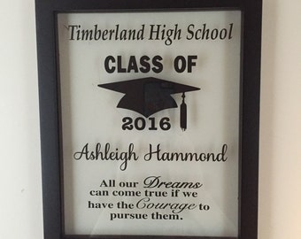 Personalized Picture Frame, Graduation, Graduation Gift, College, College Graduation Gift, Diploma Frame, Graduate, College Student Gift
