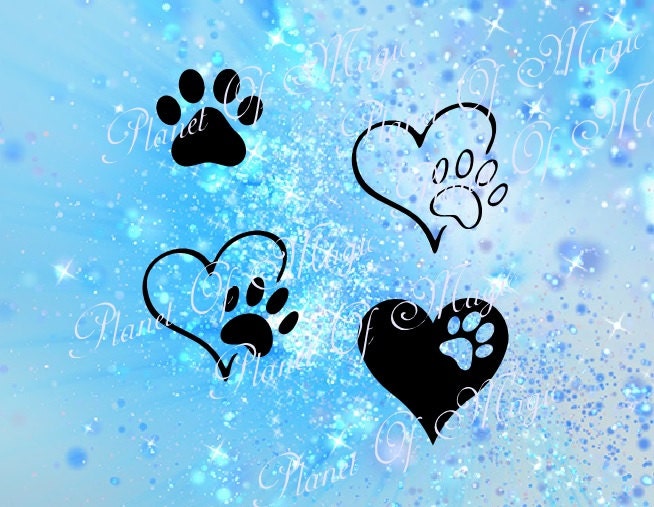 Download Paw Svg Pet Love Svg Cutting File Pet DXF Animal Love SVG
