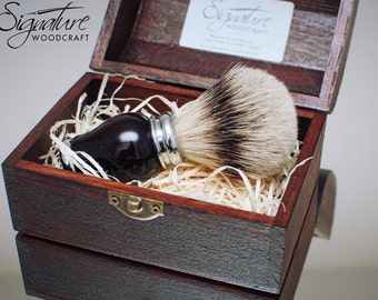 Beautiful Handcrafted Badger Shaving Brush with Silvertip Badger Hair - Birthday Gift, Wet Shaving, Anniversary,Husband Gift, Fathers Day