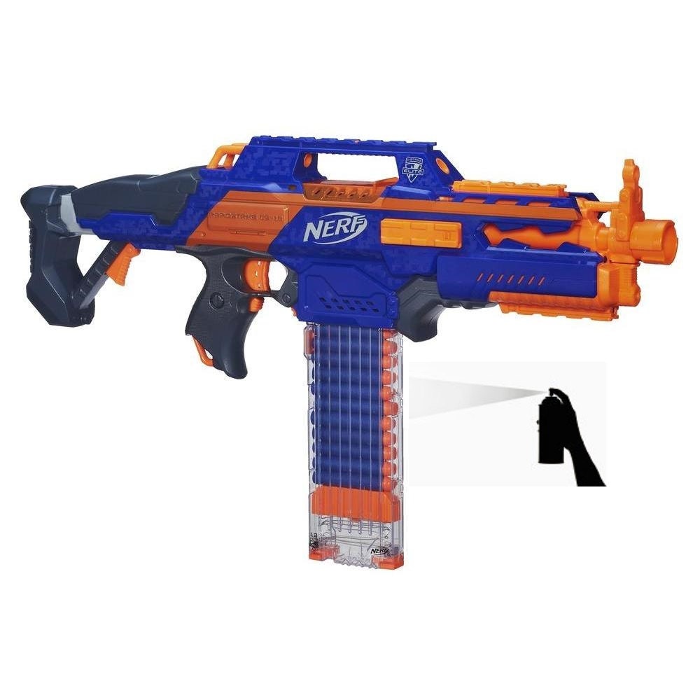 Custom Painted Nerf Rapidstrike by LNLPsNerfShop on Etsy