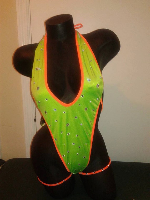 Items similar to Exotic dancewear sling shot on Etsy