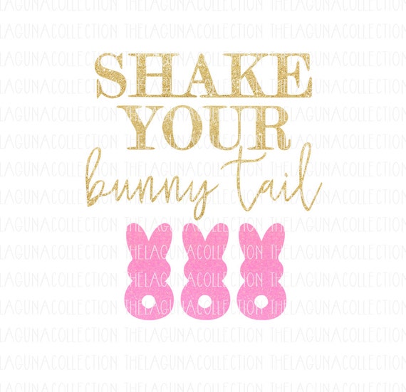 Shake Your Bunny Tail SVG Baby Girl Svg Bunny svg file