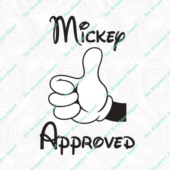 mickey mouse thumbs up clipart - photo #19