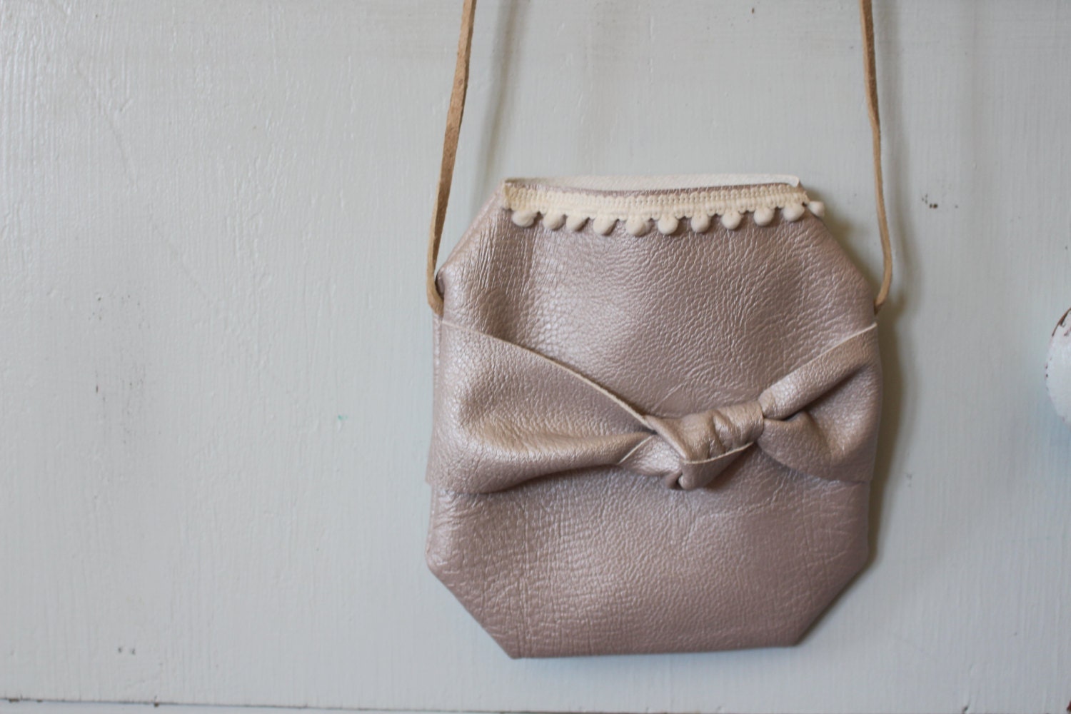 leather mini pouch