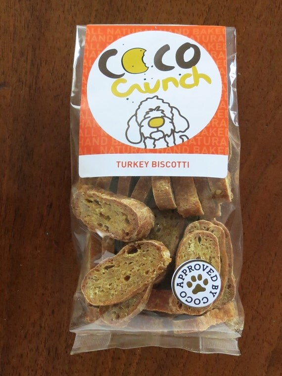 Coco Crunch Turkey Biscotti Dog Treats Dog Biscuits