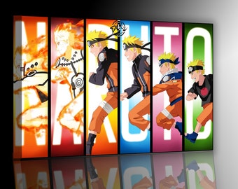 Naruto Uzumakycm 50x70 print on canvas already framed and ready to hang
