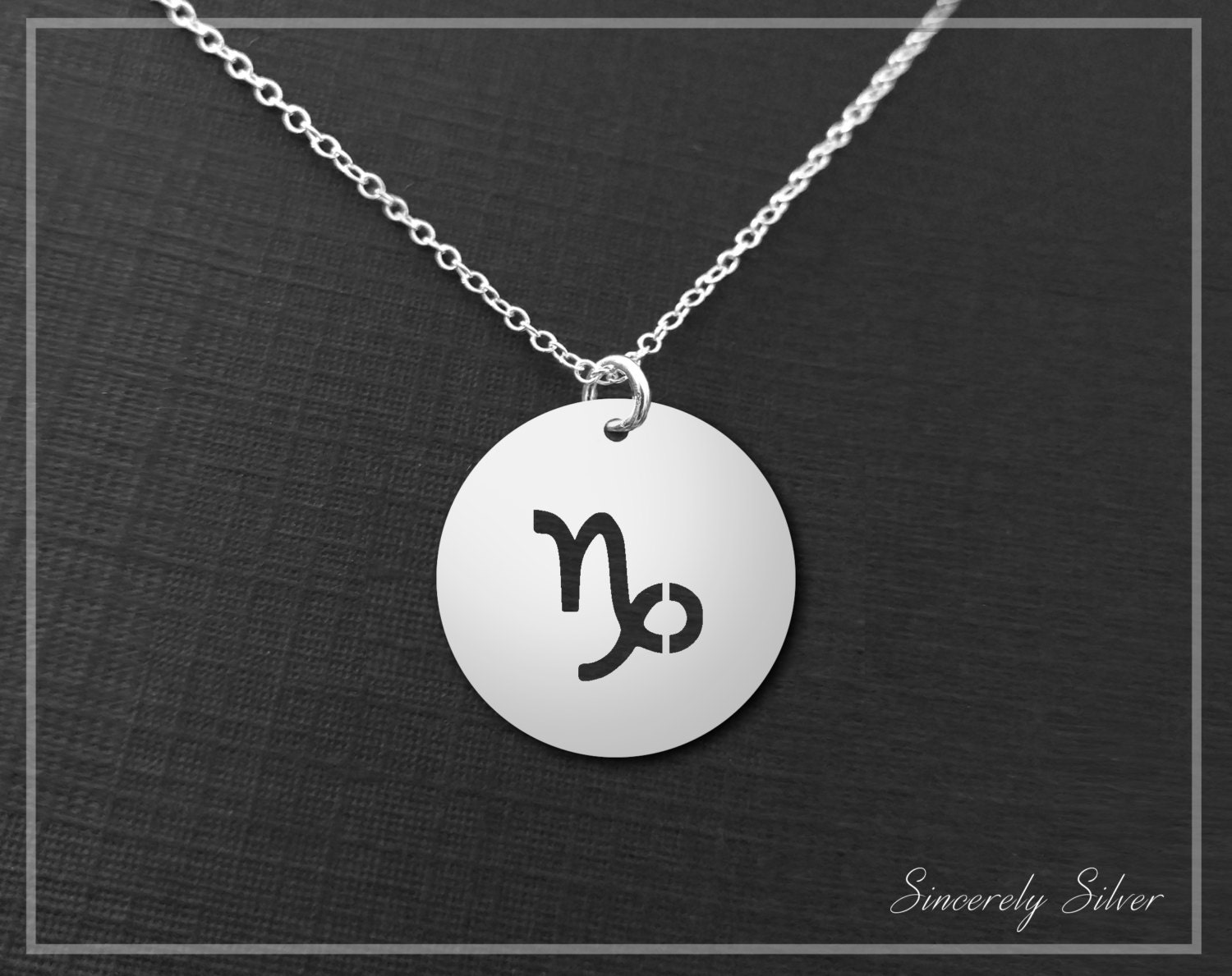 Capricorn Necklace Capricorn Jewelry by