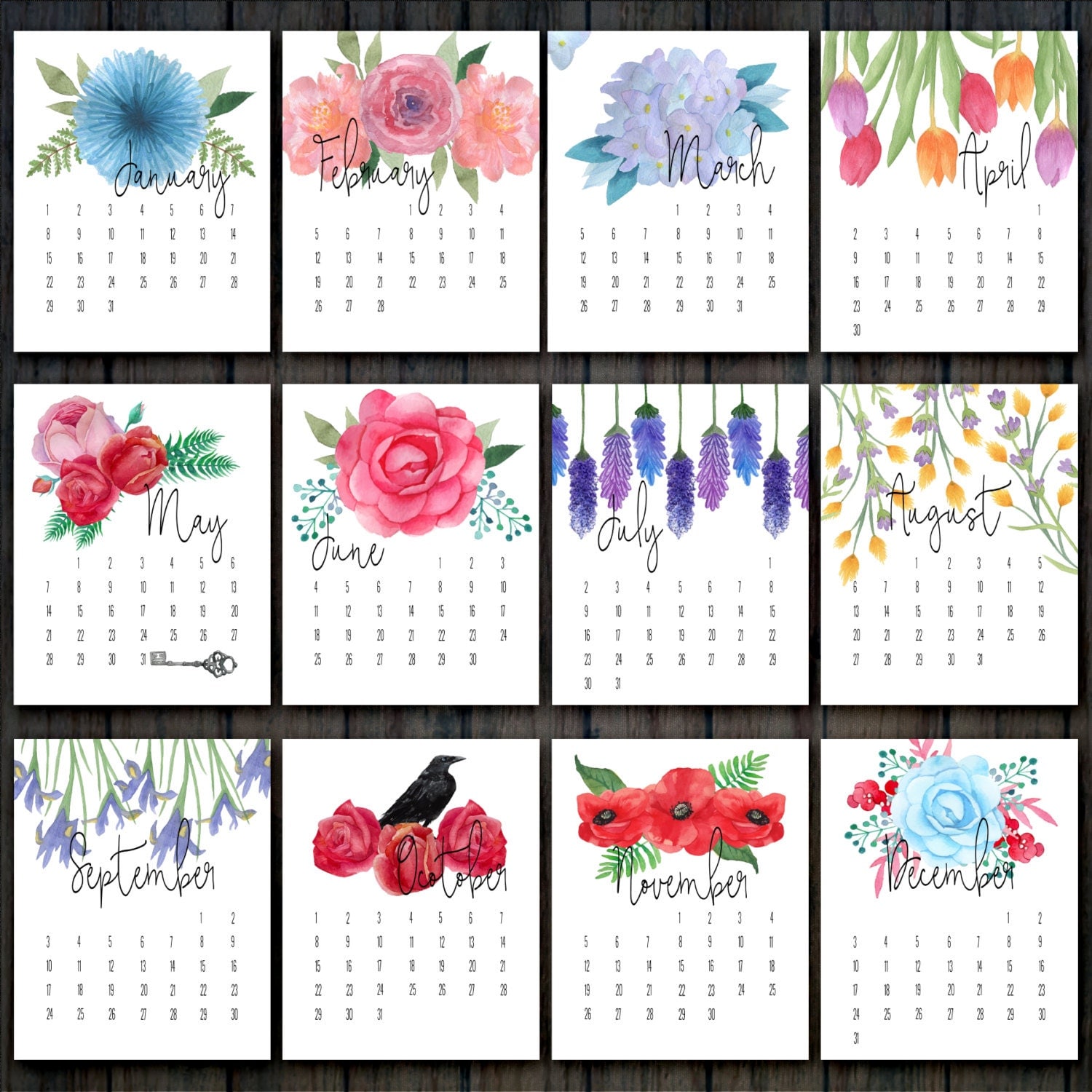 Printable Desk Calendar Calendar Templates