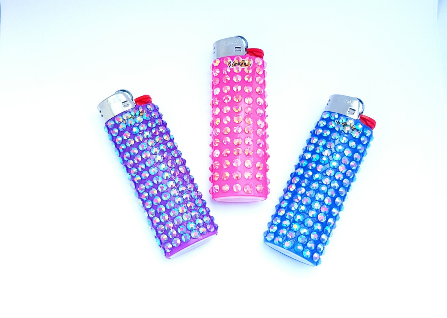 Bling bic lighter rhinestone lighters pink crystal lighter