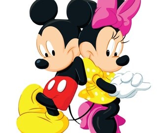 Mickey and Minnie svg , Mickey and Minnie eps , Mickey and Minnie silhouette, Mickey and Minnie files, cutting files, instant download