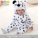 Cute Cartoon Charachters Warm Winter Fleece Baby Boy Girl Bodysuit Jumpsuit Snowsuit