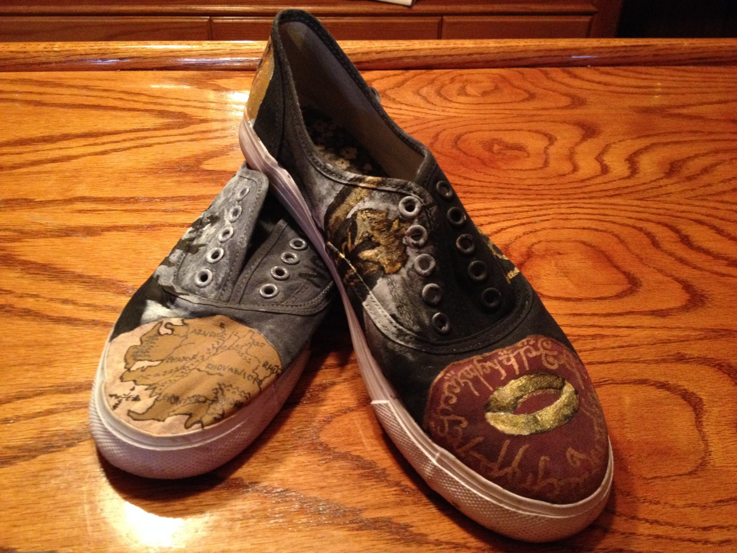 Handpainted Women's Lord of the Rings Shoes