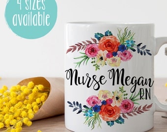 Nurse Mug, Nurse Gifts, Personalized Mug, Gifts for Nurse, Nurse Coffee Mug, Nurse Appreciation, Custom Mug, Registered Nurse Mug, Nurse Cup