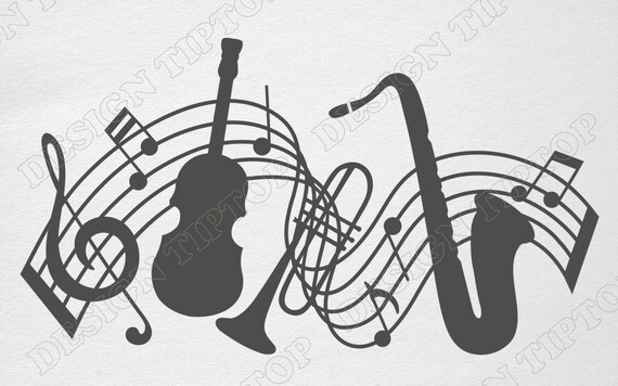 music note pdf symbol cut notes, Music svg, files, music music Wall dxf,png Art,