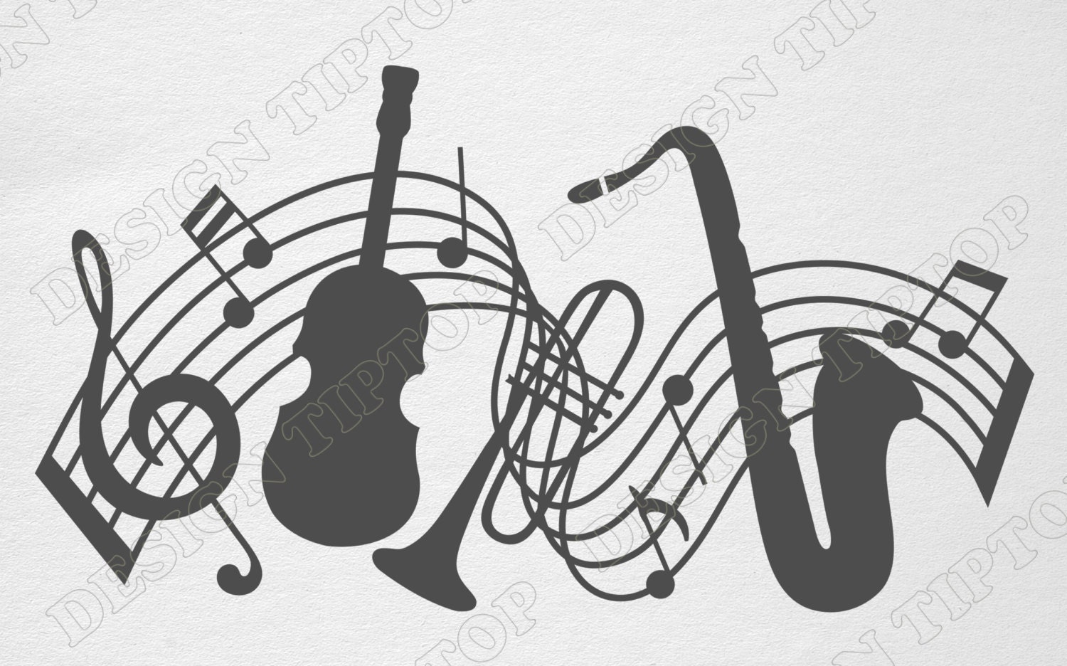Download Music svg, music notes, music cut files, Wall Art, dxf,png ...
