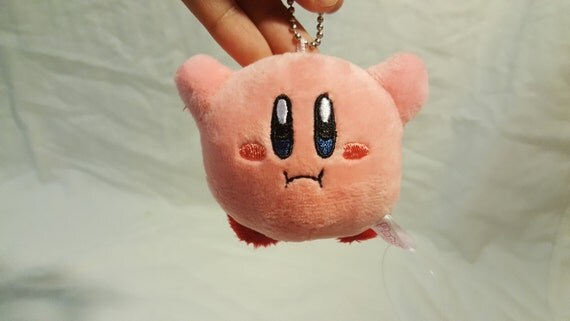 kirby plush keychain