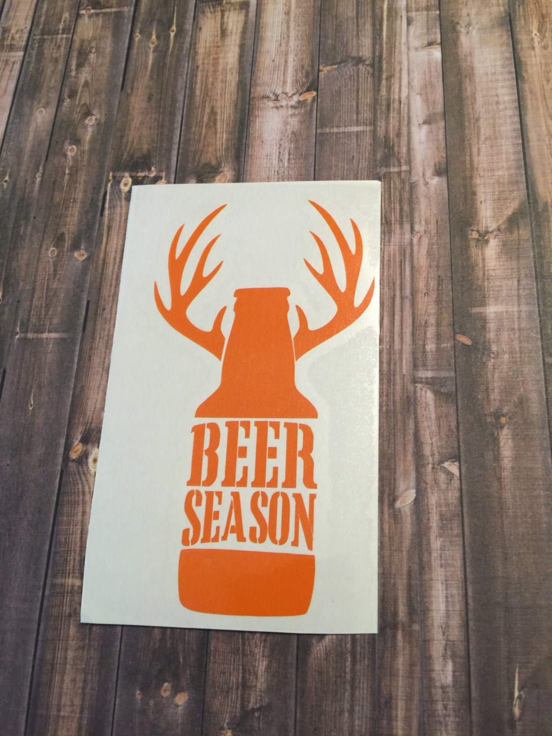 Beer Season car decal