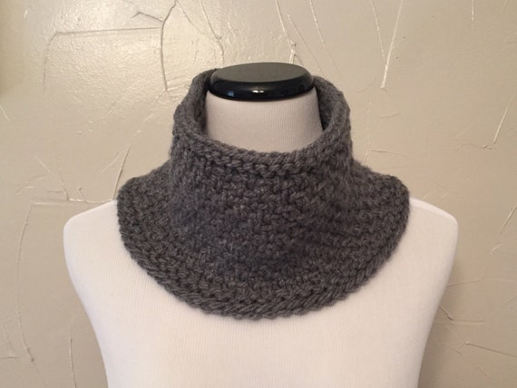 Grey Chunky Cowl