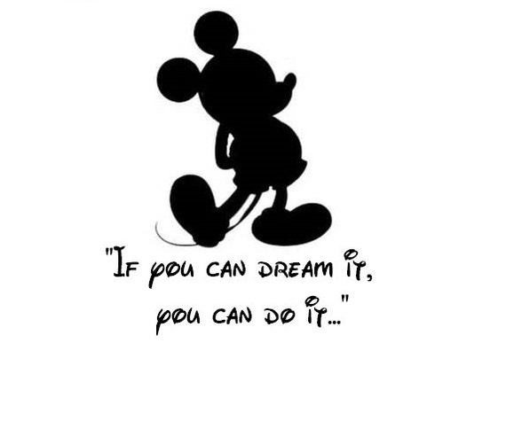 If You Can Dream It You Can Do It Mickey Mouse by IHeartVinylKF