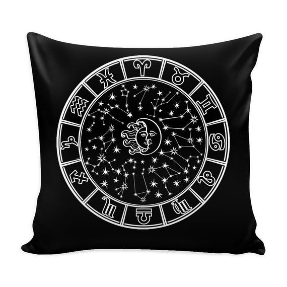 SUN MOON Zodiac Pillow Cover Perfect Gift Birthday Gift