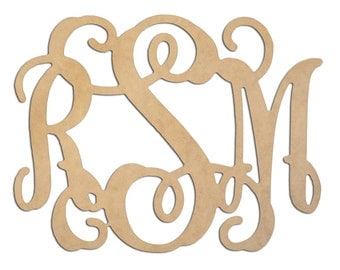 Wooden Monogram Wall Decor, Wall Decor, Custom Monogram wood Initials, Monogram Decor