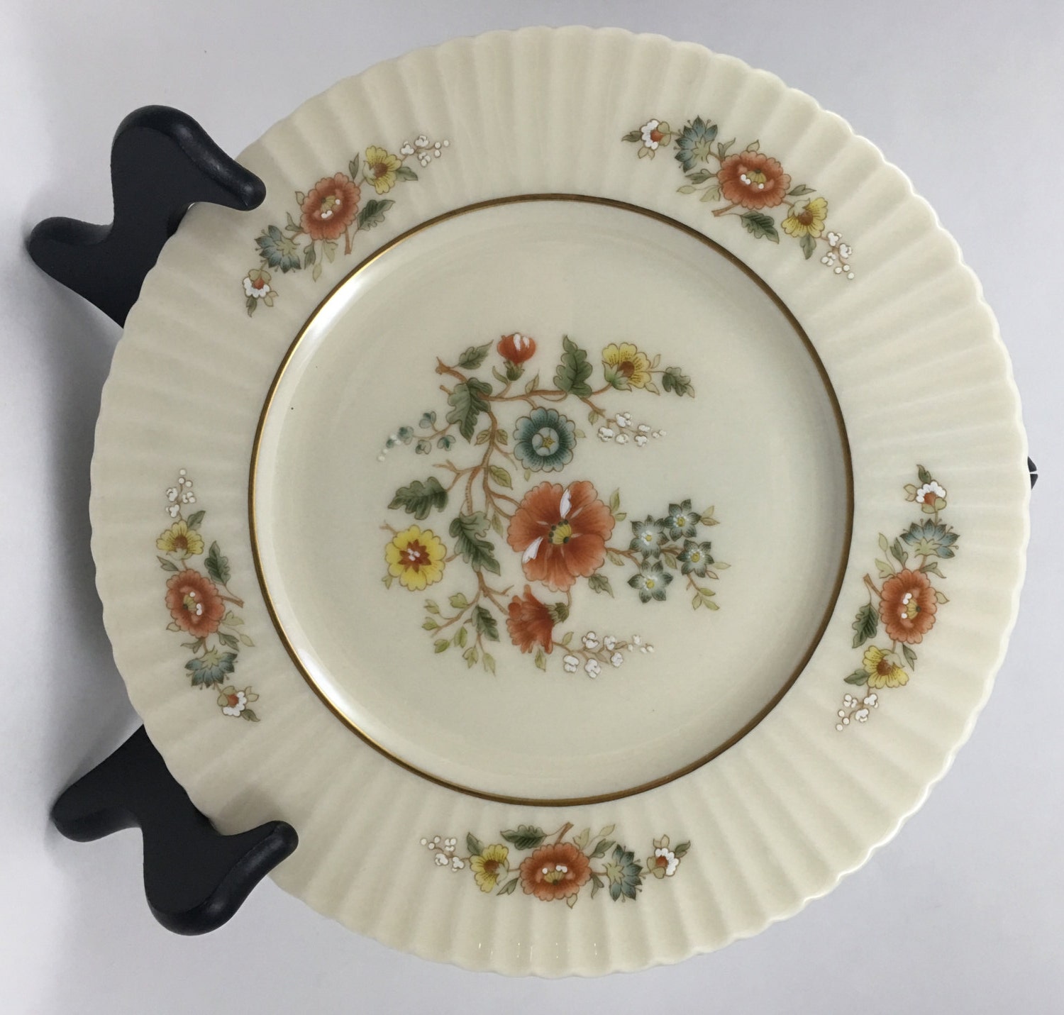 Lenox Temple Blossom Salad or Dessert Plate Vintage China