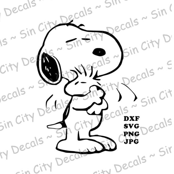 Snoopy woodstock Peanuts digital download SVG DXF by SinCityDecals