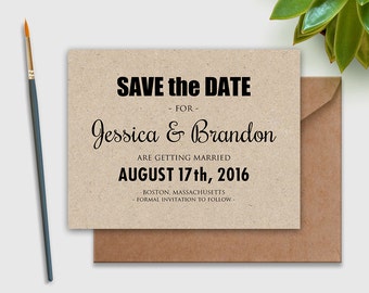 Wedding Printable Invitation Save-the-Date Postcard, Save the Date Postcard, Save the Date Card, DIY INSTANT DownLoad Editable for print