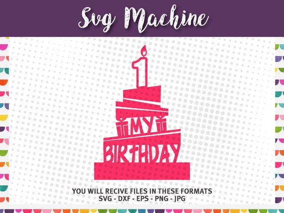 Download First birthday SVG DXF EPS cut file svg 1st Birthday