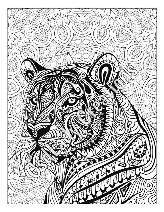 Animal Colouring Pages With Patterns Animals - Coloring ...