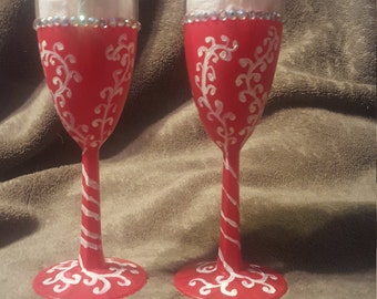 champagne flutes